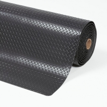 Wykładzina przemysłowa, ergonomiczna Uni-Fusion, typ Cushion Trax 60 cm x mb, obszar suchy, kolor czarny